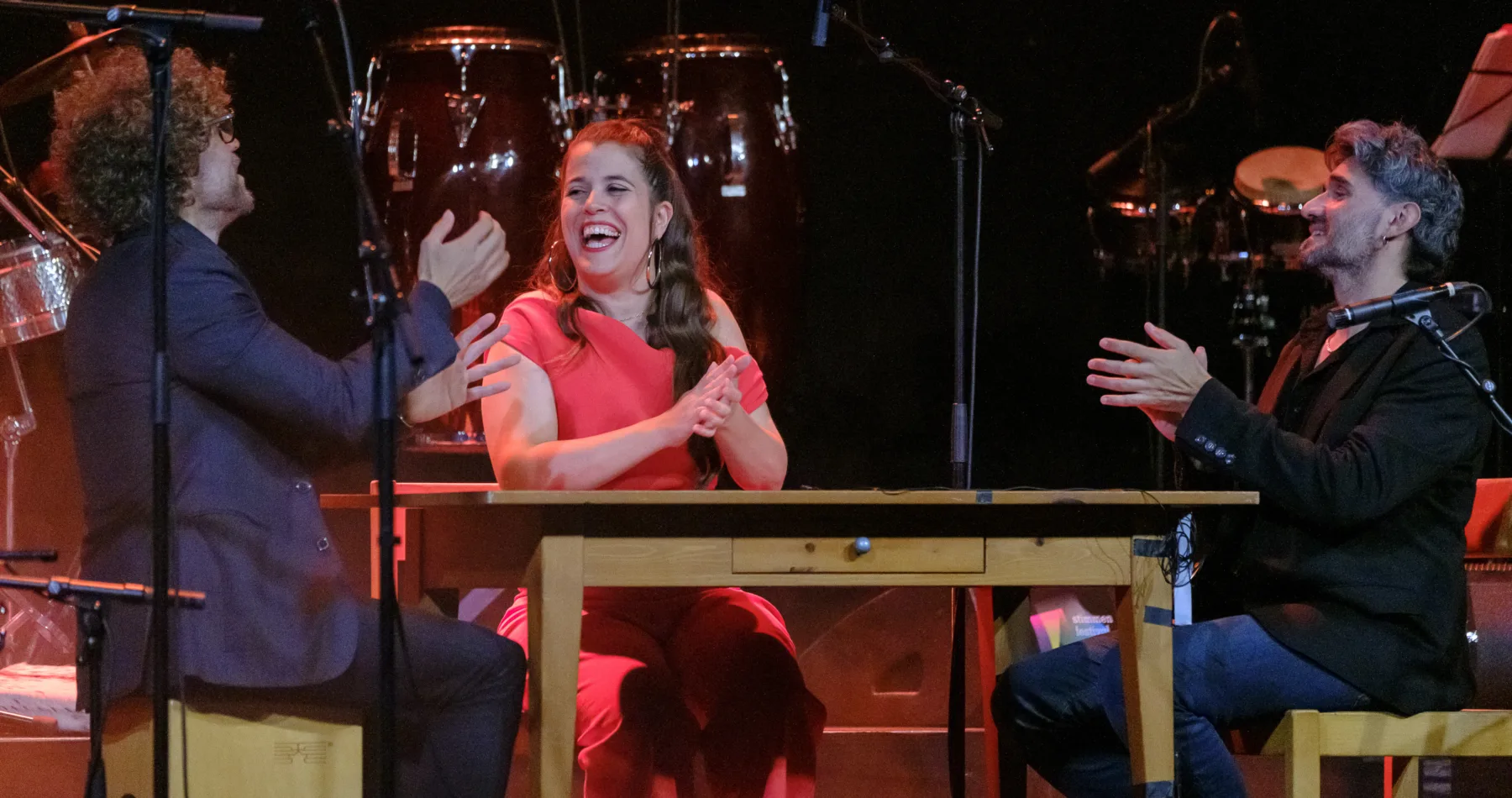 Di spanische Sängerin Anna Colom tritt am Samstag, 6. Juni 2026, an der 22. Ausgabe des Stimmen Festival Ettiswil in der Büelacherhalle in Ettiswil (LU), Schweiz, auf. Fotograf: Markus Frömml