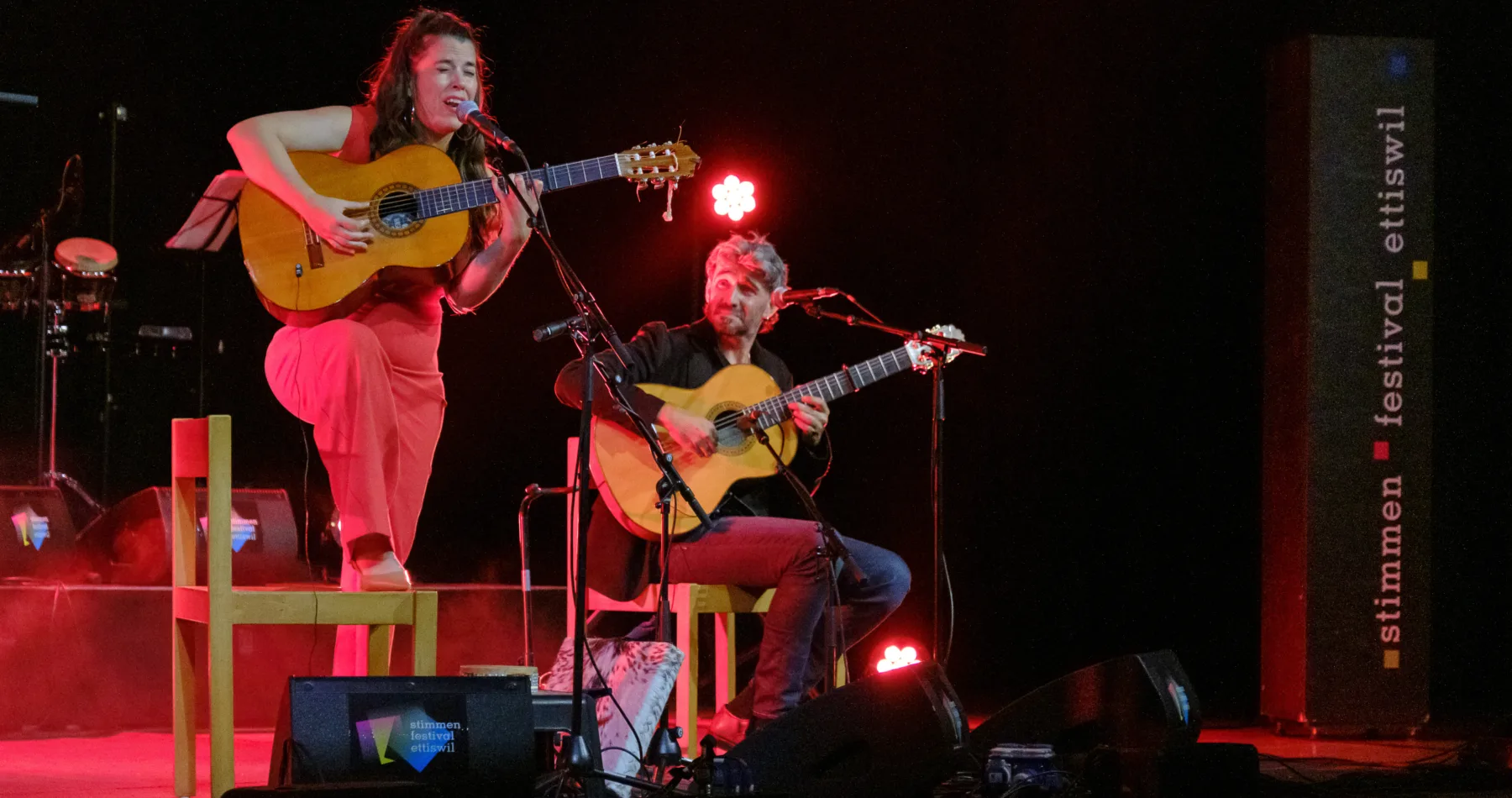 Di spanische Sängerin Anna Colom tritt am Samstag, 6. Juni 2026, an der 22. Ausgabe des Stimmen Festival Ettiswil in der Büelacherhalle in Ettiswil (LU), Schweiz, auf. Fotograf: Markus Frömml