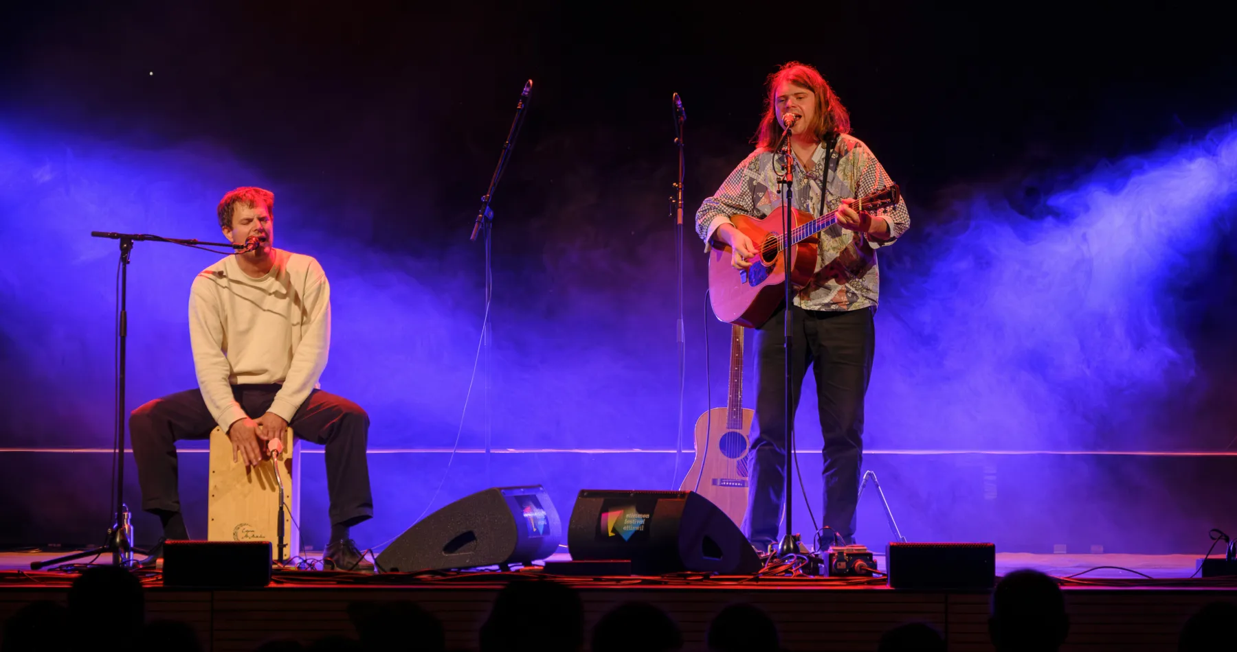 Laurent & Max treten mit einem Familienkonzert am Samstag, 6. Juni 2026, im Rahmen des Stimmen Festival Ettiswil in Ettiswil (LU), Schweiz, auf. Fotograf: Markus Frömml