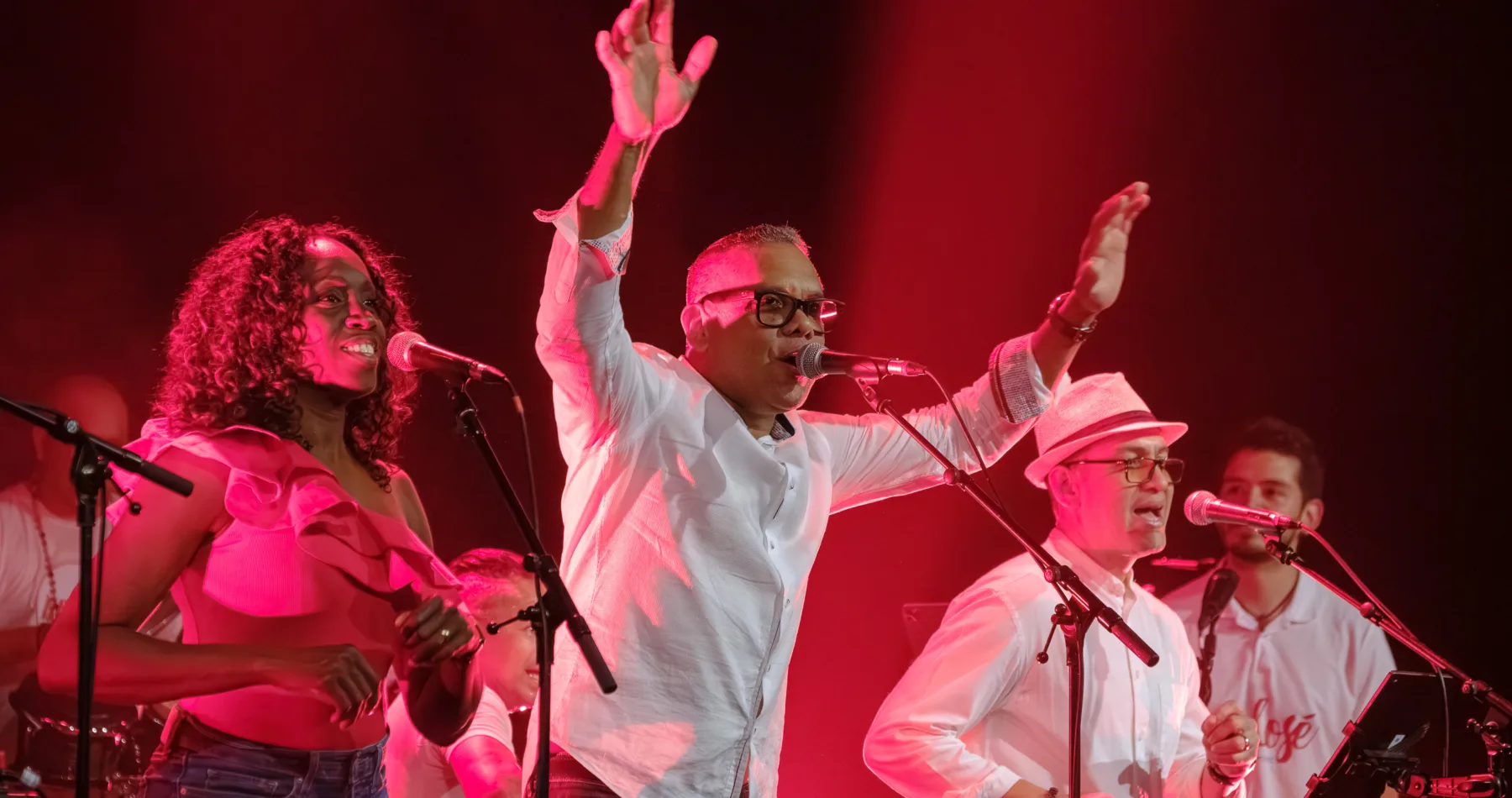Die Formation Nolosé tritt am Samstag, 6. Juni 2026, an der 22. Ausgabe des Stimmen Festival Ettiswil in der Büelacherhalle in Ettiswil (LU),
Schweiz, auf. Fotograf: Markus Frömml
