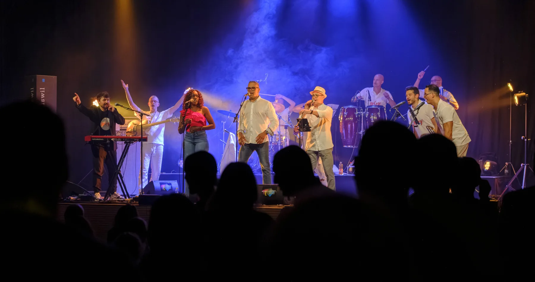 Die Formation Nolosé tritt am Samstag, 6. Juni 2026, an der 22. Ausgabe des Stimmen Festival Ettiswil in der Büelacherhalle in Ettiswil (LU),
Schweiz, auf. Fotograf: Markus Frömml